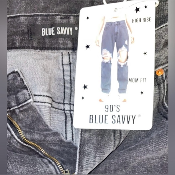 NWT BLUE SAVVY 90’ JEAN MOM FIT HIGH RISE  SIZE 11/30 - Picture 5 of 5